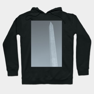 Washington Monument tall obelisk in National Mall Washington DC commemorating George Washington Hoodie